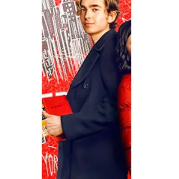 Austin Abrams Dash & Lily Wool Coat