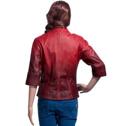 Avengers Age of Ultron Movie Scarlet Witch Leather Jacket