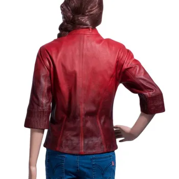 Avengers Age of Ultron Movie Scarlet Witch Leather Jacket