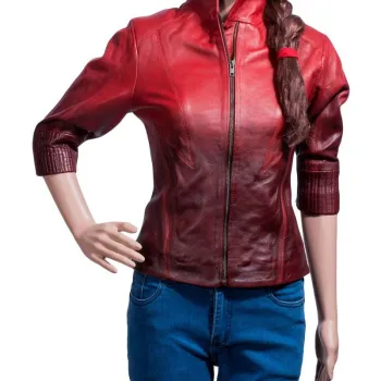 Avengers Age of Ultron Movie Scarlet Witch Leather Jacket