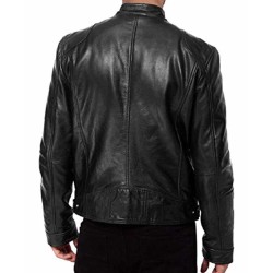 Chris Evans Avengers Endgame Black Leather Jacket