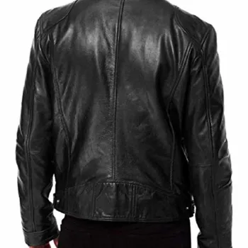 Chris Evans Avengers Endgame Black Leather Jacket