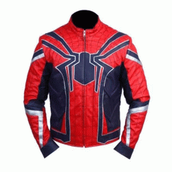 Avengers Infinity War Spiderman Leather Jacket