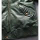Avirex Ace of Spades Black Leather Jacket