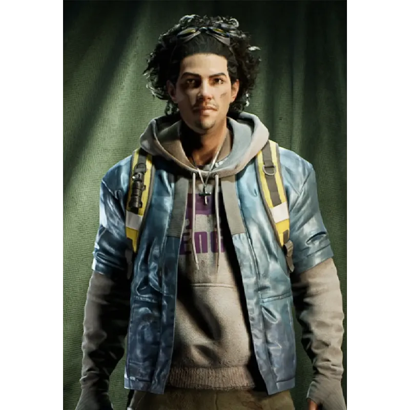 Evangelo Back 4 Blood Leather Jacket Evangelo Back 4 Blood Leather Jacket