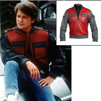 Back To The Future 2 Movie Marty Mcfly Jacket