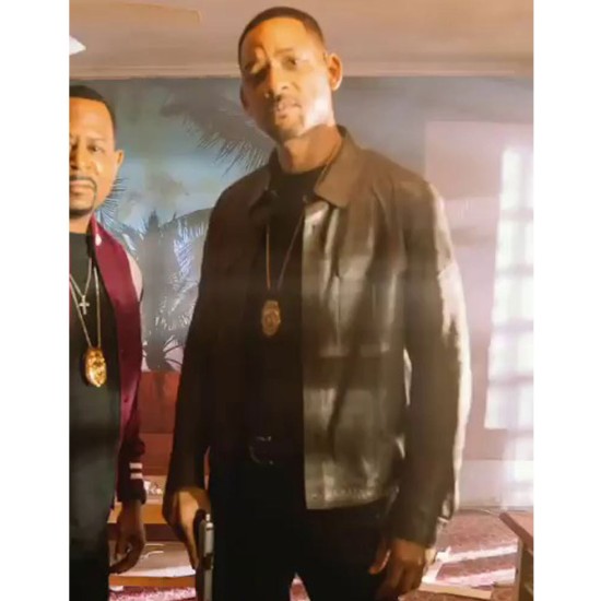 Bad Boys For Life Will Smith Black Leather Jacket