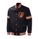 Baltimore Orioles Midfield Black Varsity Jacket