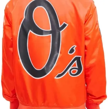 Baltimore Orioles Orange Varsity Jacket