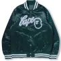 Bape Baseball Green Bomber Jacket