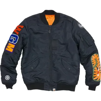 Bape Shark Ma 1 Bomber Jacket