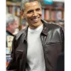 Barack Obama Brown Jacket