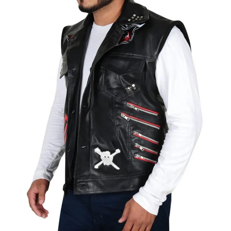Baron Corbin WWE Leather Vest Baron Corbin WWE Leather Vest