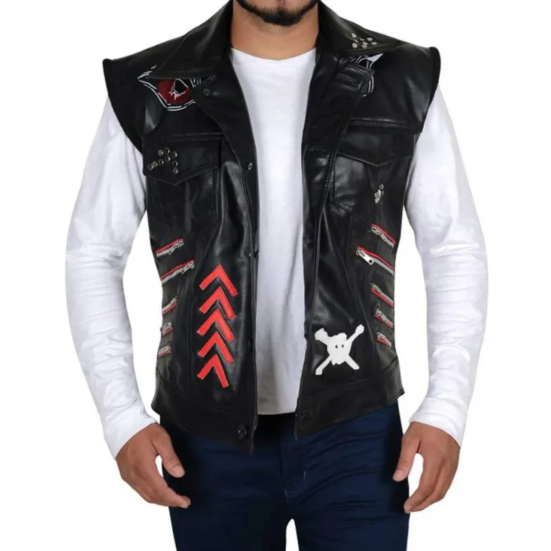 Baron Corbin WWE Leather Vest Baron Corbin WWE Leather Vest