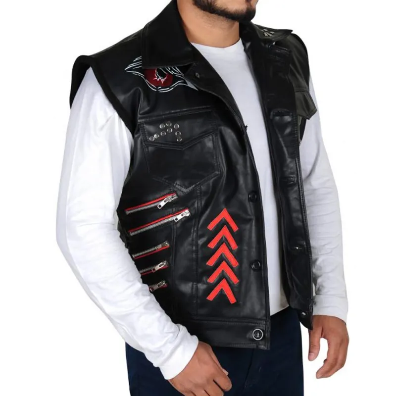 Baron Corbin WWE Leather Vest Baron Corbin WWE Leather Vest