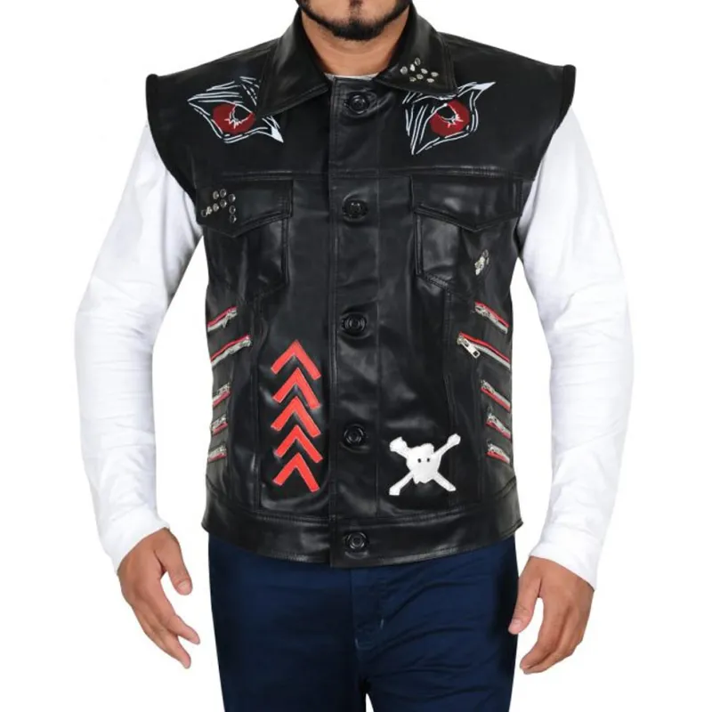 Baron Corbin WWE Leather Vest Baron Corbin WWE Leather Vest