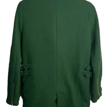 Bates Motel S03 Olivia Cooke Green Coat