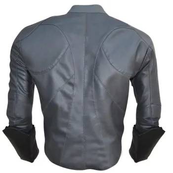 Batman Arkham Knight Game Batman Grey Leather Jacket