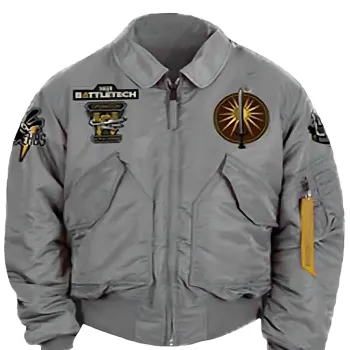 Battletech Mechwarrior Flight Bomber Jacket