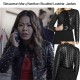 Batwoman Nicole Kang Black Leather Studded Jacket