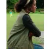 Simona Brown Behind Her Eyes Green Cotton Jacket Simona Brown Behind Her Eyes Green Cotton Jacket