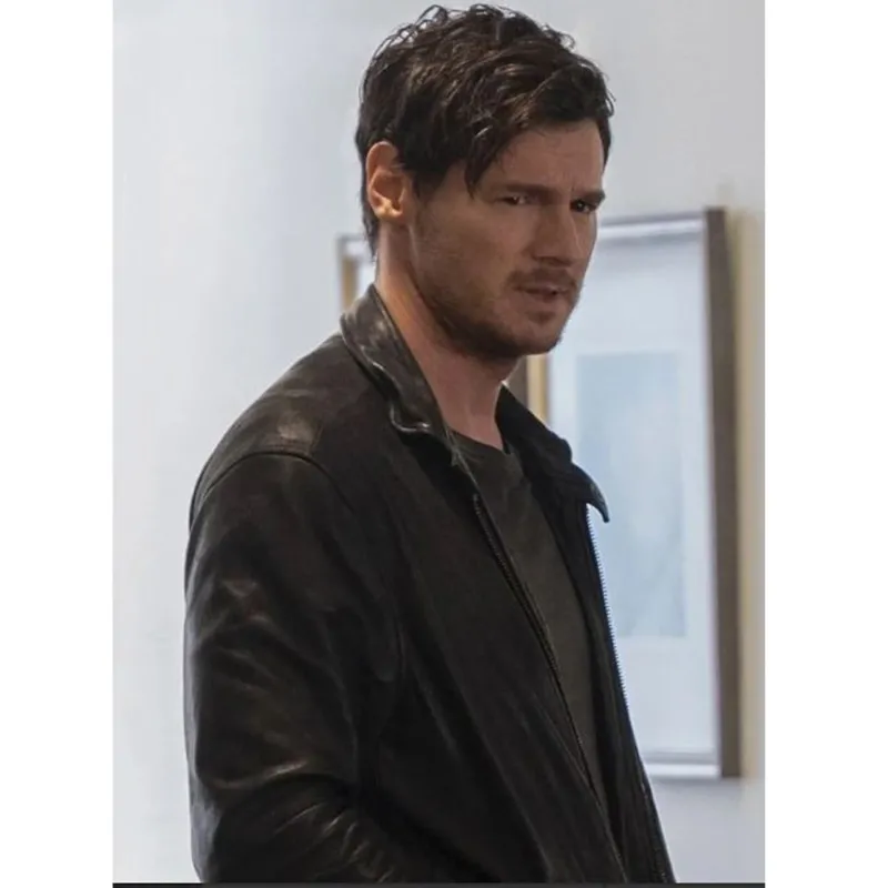 Benjamin Walker Jessica Jones Black Leather Jacket Benjamin Walker Jessica Jones Black Leather Jacket