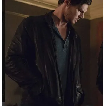 Benjamin Walker Jessica Jones Black Leather Jacket