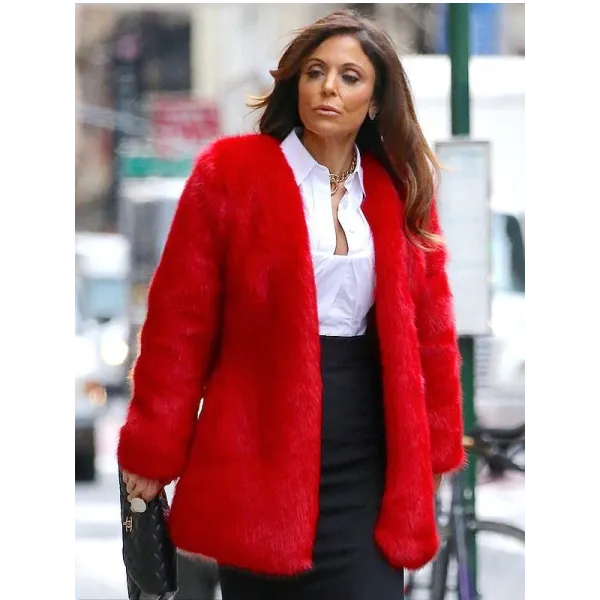 Bethenny Frankel New York City Fur Coat Bethenny Frankel New York City Fur Coat