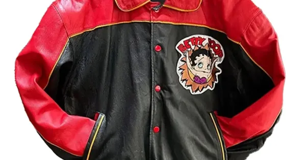 Betty Boop レザーボンバージャケット Betty Boop Jacket | 90s Betty Boop Leather Jacket