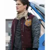Justin Kelly Between Varsity Jacket