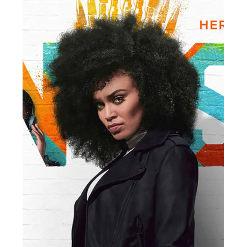 Pearl Thusi Motorcycle Black Leather Jacket