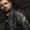 Torn Dark Bullets Jesse Hutch Biker Leather Jacket Torn Dark Bullets Jesse Hutch Biker Leather Jacket