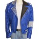 Biker Style WWE Brian Kendrick Blue Leather Jacket