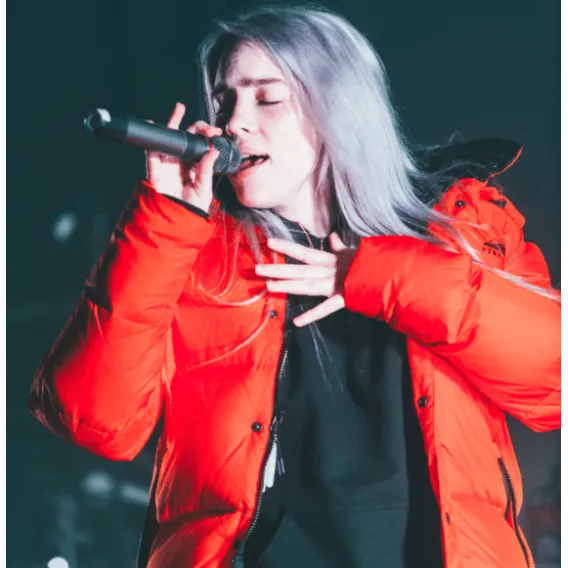 Billie Eilish Red Puffer Jacket Billie Eilish Red Puffer Jacket