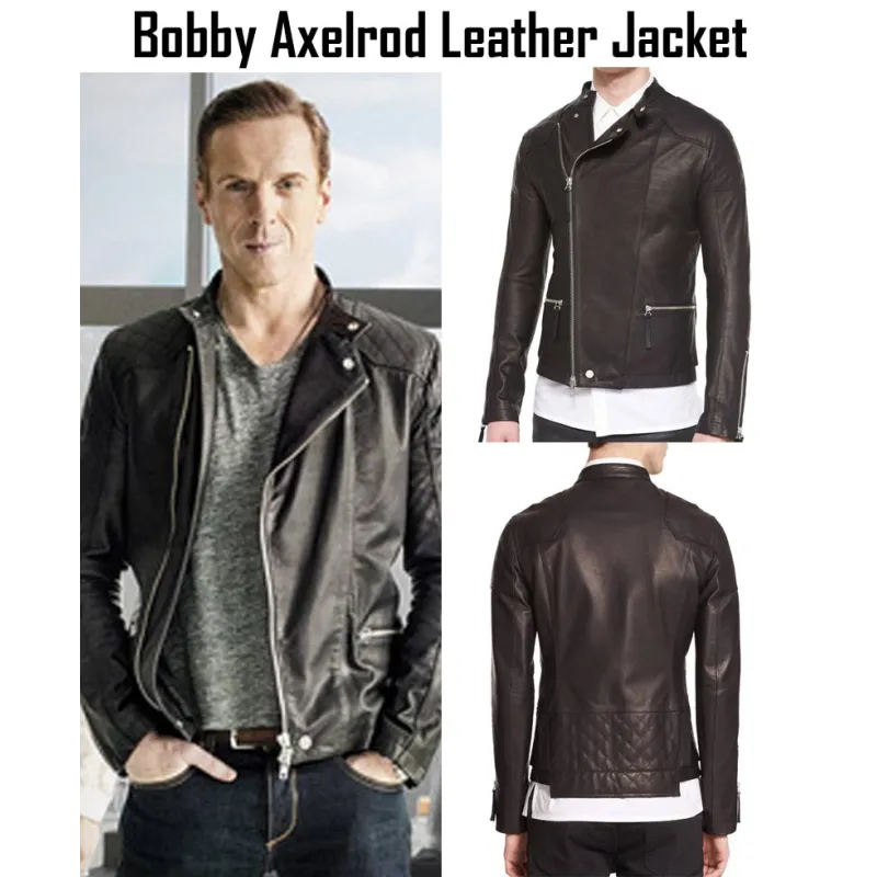Biker Style Billions Bobby Axelrod Jacket Biker Style Billions Bobby Axelrod Jacket