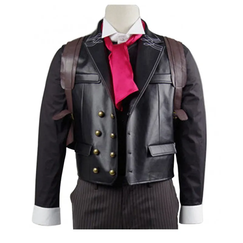 Booker Dewitt Bioshock Infinite Black Leather Vest