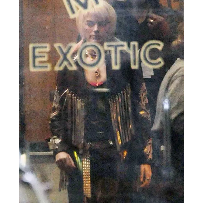 Birds of Prey Margot Robbie Fringe Jacket Birds of Prey Margot Robbie Fringe Jacket