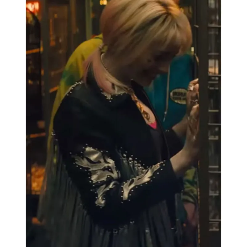 Birds of Prey Margot Robbie Fringe Jacket Birds of Prey Margot Robbie Fringe Jacket