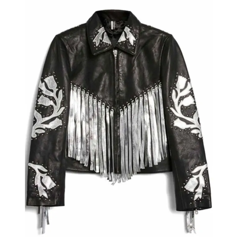 Birds of Prey Margot Robbie Fringe Jacket Birds of Prey Margot Robbie Fringe Jacket