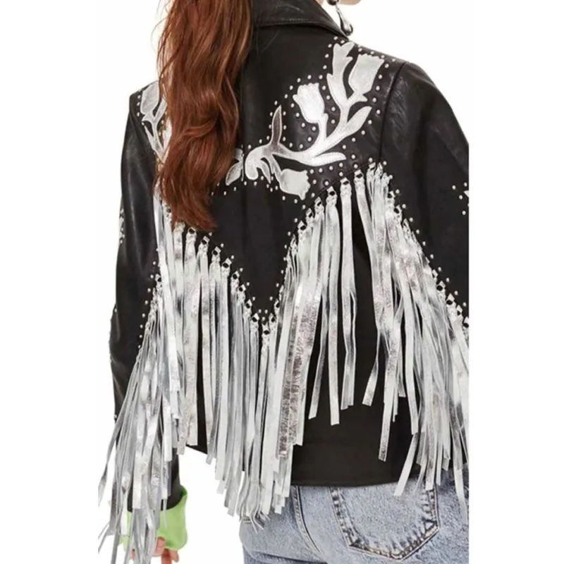 Birds of Prey Margot Robbie Fringe Jacket Birds of Prey Margot Robbie Fringe Jacket
