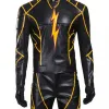 The Flash Season 3 Black Racer Leather Jacket The Flash Season 3 Black Racer Leather Jacket