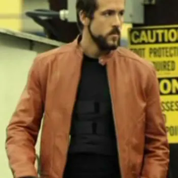 Blade Trinity Ryan Reynolds Brown Leather Jacket