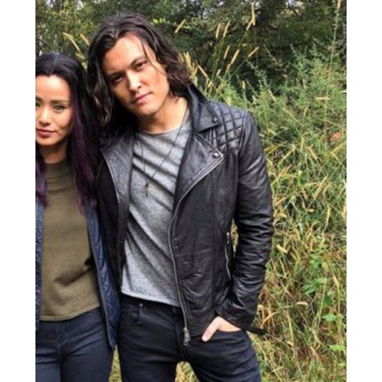 Blair Redford The Gifted Black Leather Jacket