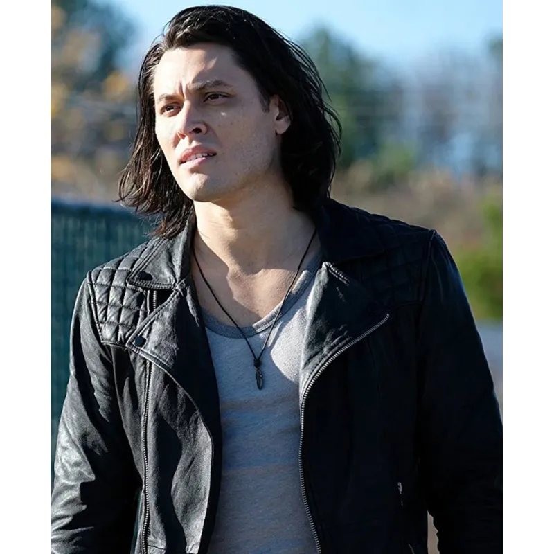 Blair Redford The Gifted Black Leather Jacket Blair Redford The Gifted Black Leather Jacket