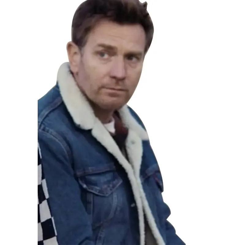Bleeding Love Ewan Mcgregor Blue Denim Jacket Bleeding Love Ewan Mcgregor Blue Denim Jacket
