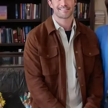 Blind Date Book Club Robert Buckley Brown Jacket