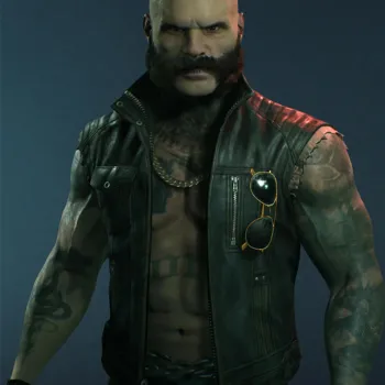 Bloodlines 2 Brujah Leather Vest