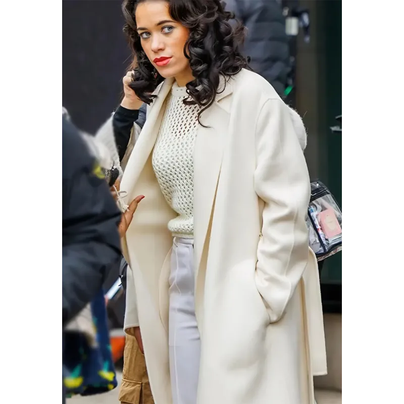 Bob Marley One Love Umi Myers White Trench Coat Bob Marley One Love Umi Myers White Trench Coat