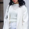 Bob Marley One Love Umi Myers White Trench Coat Bob Marley One Love Umi Myers White Trench Coat