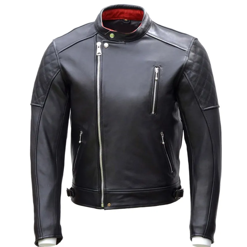 Men's Bobber Motorcycle Black Jacket Men's Bobber Motorcycle Black Jacket